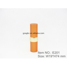 Special&Attractive Aluminum Cylindrical Lipstick Tube Container E201, cup size12.1/12.7,Custom color